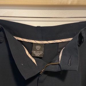 Nike Golf Navy Blue Pleated Chino Shorts Mens 36x9.